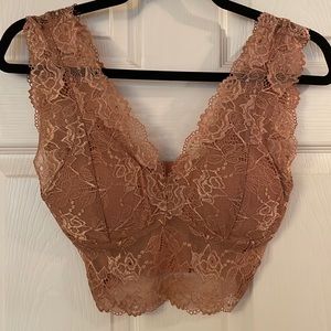 Lace crop tank (never worn)